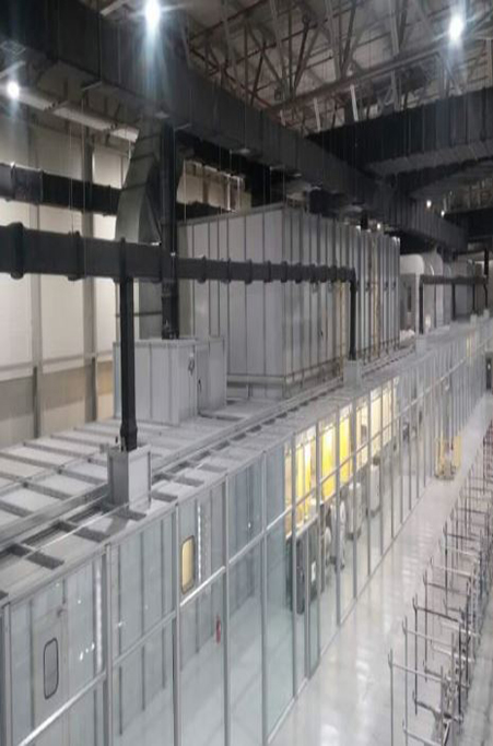 액체 도장 설비 시공 사례(멕시코 & 모비스)