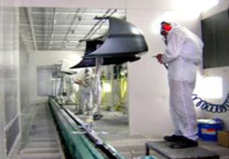 Water Screen Type Booth 내부